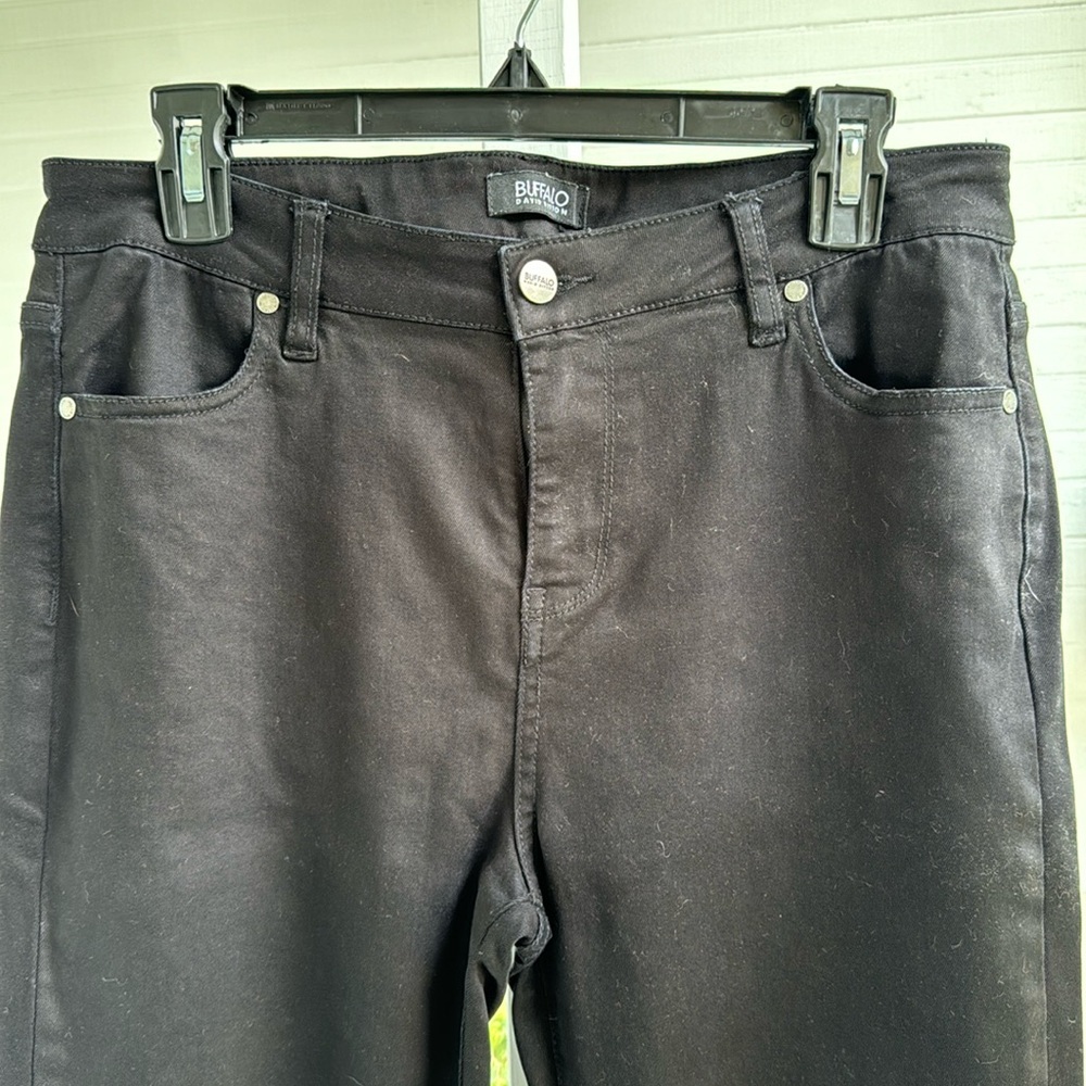 Buffalo David Bitton Royal midrise stretch skinny 12/32 black jeans very soft